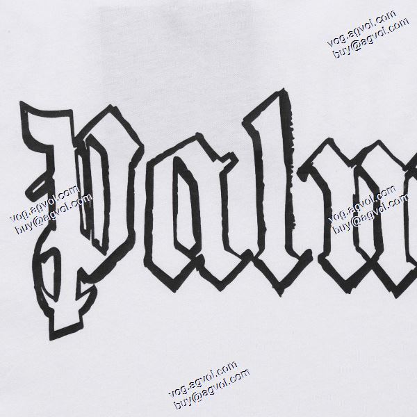 パーム エンジェルス Palm Angels 2020秋冬 高級感演出 透かし文字プリント半袖Tシャツ 偽物ブランド 2色可選